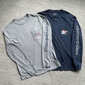 Vineyard Vines XS Mens Long sleeve t-shirt lot of 2